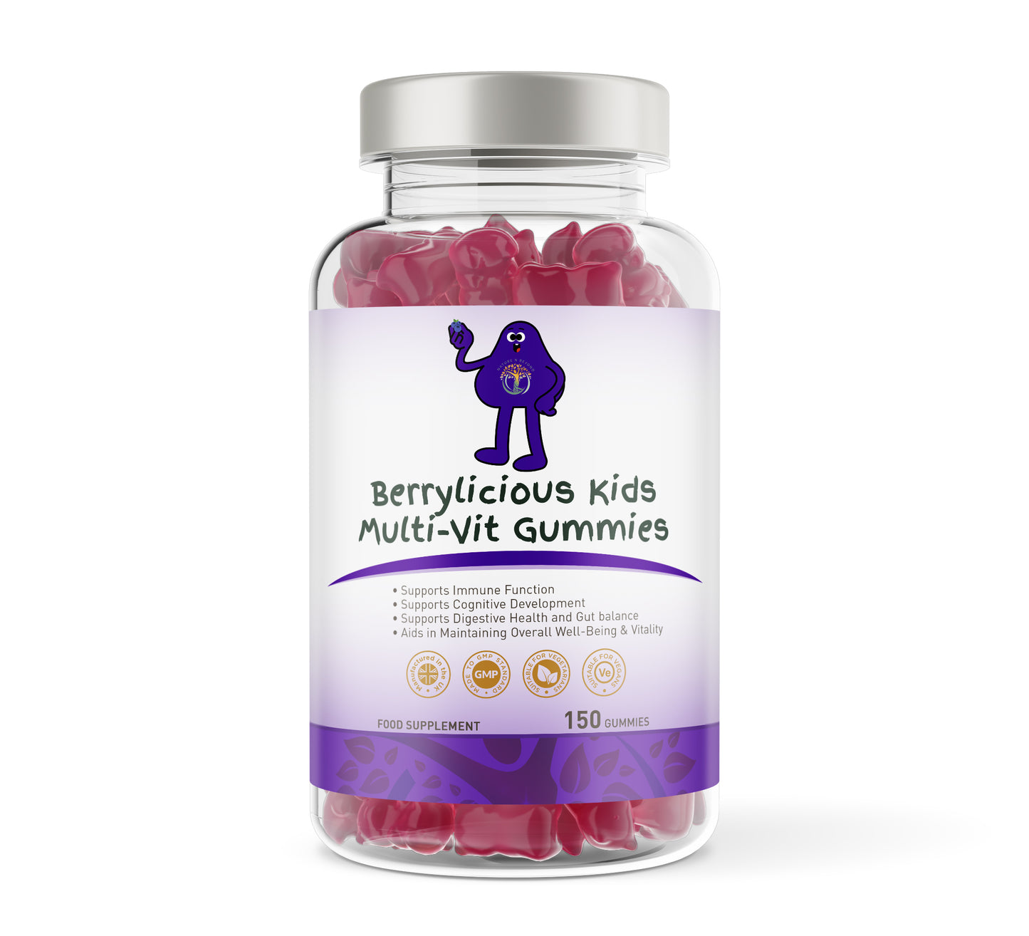 Children's Multi-Vit Gummies - 150 berry flavour