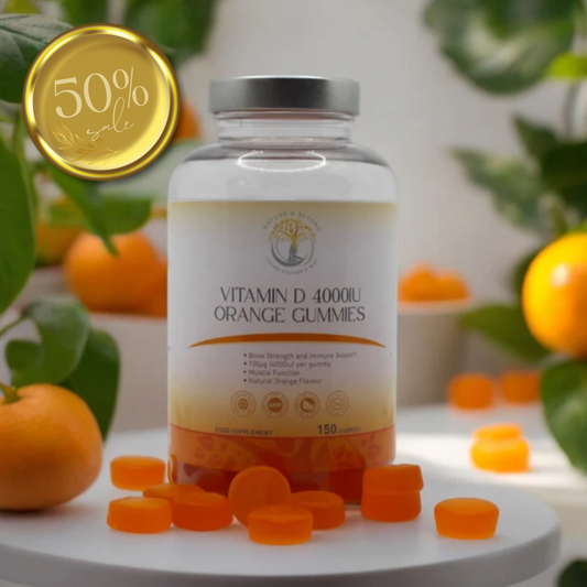 Vitamin D Gummies - 150 Natural Orange Flavour