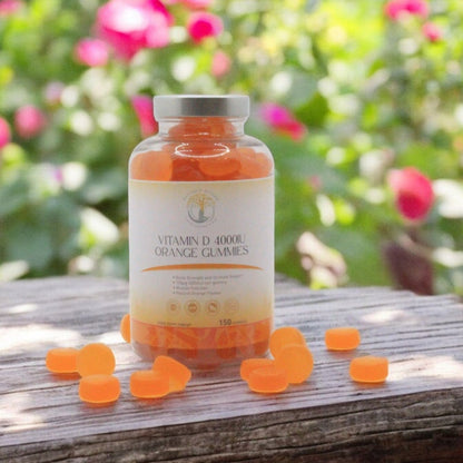 Vitamin D Gummies - 150 Natural Orange Flavour