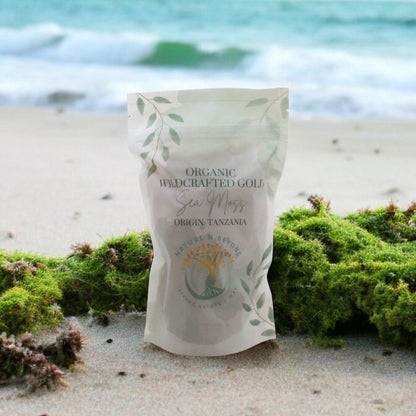 Trial pack - Organic Wildcrafted Premium Gold Tanzanian Sea Moss 60g