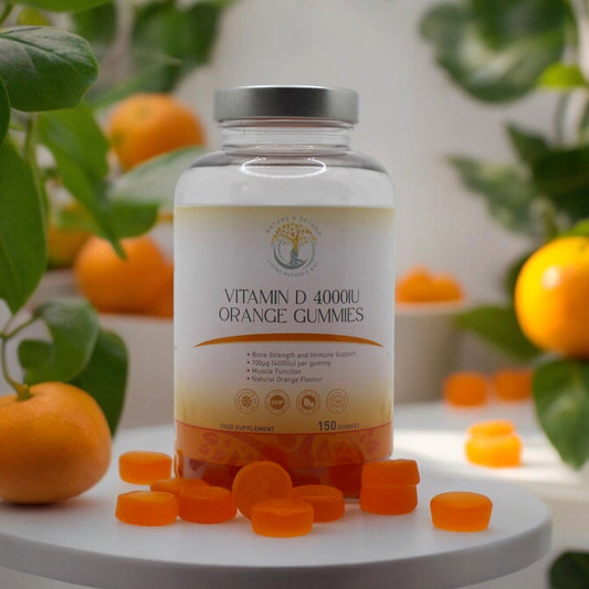 Vitamin D Gummies - 150 Natural Orange Flavour