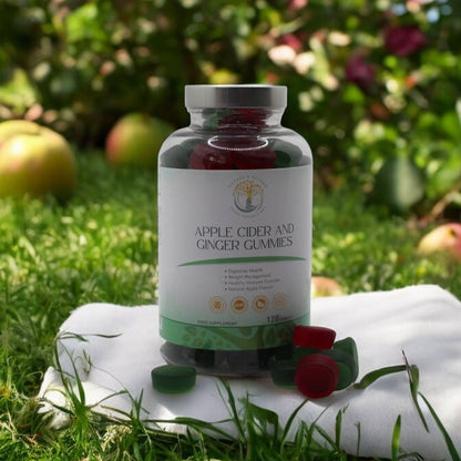 Apple Cider & Ginger Gummies - 120 Natural Apple Flavour