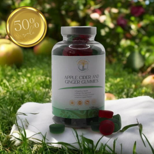 Apple Cider & Ginger Gummies - 120 Natural Apple Flavour