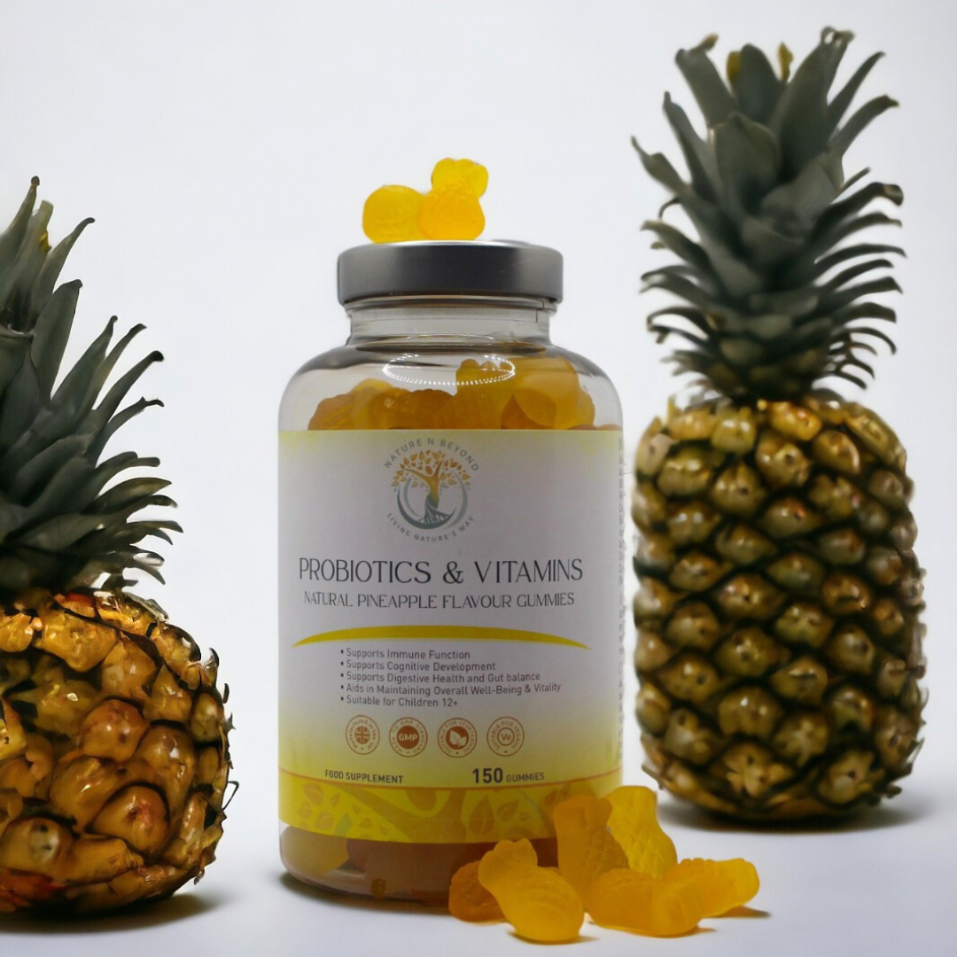 Family Probiotic Vitamin Gummies 150 Pineapple flavour