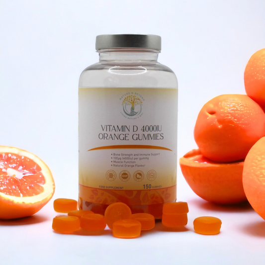 Vitamin D Gummies - 150 Natural Orange Flavour